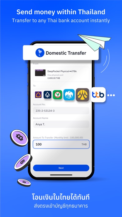 DeepPocket Visa card management